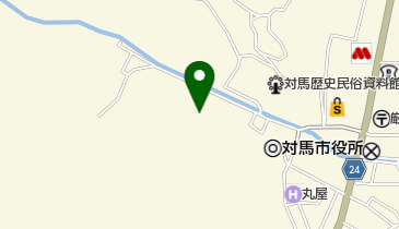 オリックスレンタカー 対馬厳原吉永自動車カウンターの地図画像