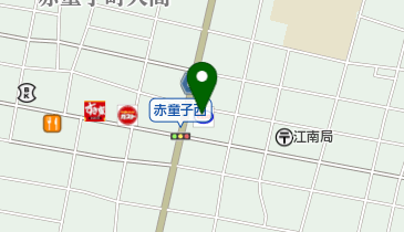 オリックスレンタカー 江南赤童子カウンターの地図画像