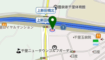 オリックスレンタカー 吹田津雲台カウンターの地図画像
