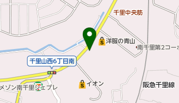 オリックスレンタカー 南千里カウンターの地図画像