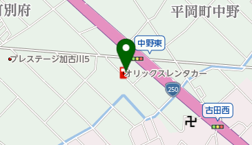 オリックスレンタカー 明姫加古川カウンターの地図画像