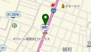 オリックスレンタカー 姫路城東カウンターの地図画像