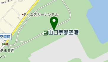 オリックスレンタカー 山口宇部空港カウンターの地図画像