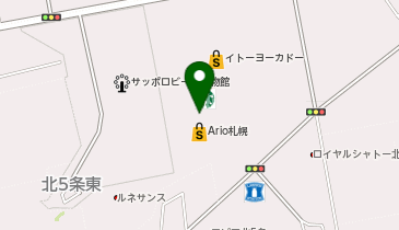ワークマン #ワークマン女子 アリオ札幌店の地図画像