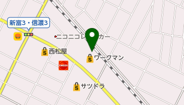 WORKMAN Plus 千歳店の地図画像