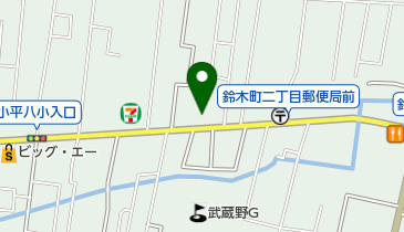 WORKMAN Plus 小平鈴木店の地図画像
