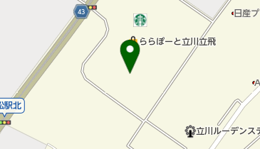 WORKMAN Plus ららぽーと立川立飛店の地図画像