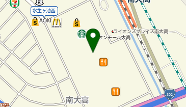 ワークマン #ワークマン女子 イオンモール大高店の地図画像