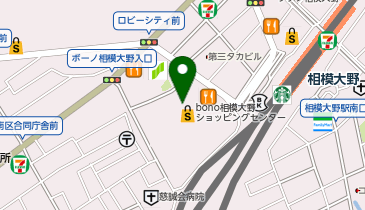 ワークマン Workman Colors ボーノ相模大野店の地図画像