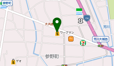 ワークマン 浜松本郷店の地図画像