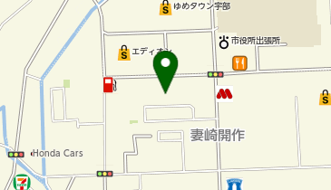 ワークマン Workman Colors 宇部厚南店の地図画像