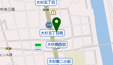 ワークマン 江戸川大杉店の地図画像