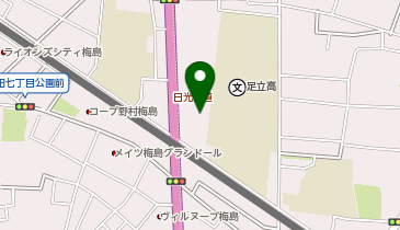 WORKMAN Pro 足立区役所前店の地図画像