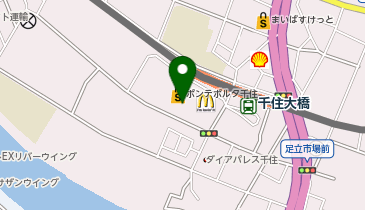 ワークマン #ワークマン女子 ポンテポルタ千住店の地図画像