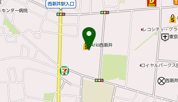 ワークマン #ワークマン女子 アリオ西新井店の地図画像