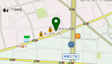 WORKMAN Plus 練馬石神井店の地図画像