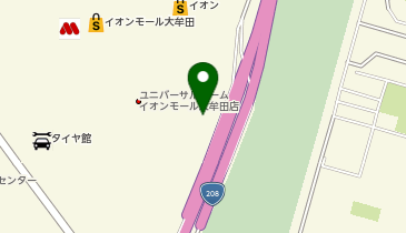 ワークマン Workman Colors イオンモール大牟田店の地図画像