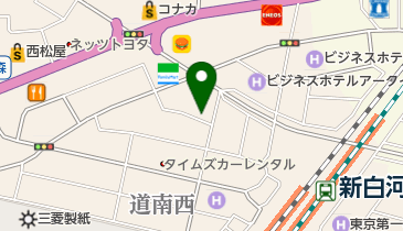 ワークマン 白河店の地図画像