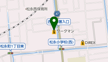 ワークマン 福山松永店の地図画像