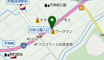 ワークマン 武雄店の地図画像