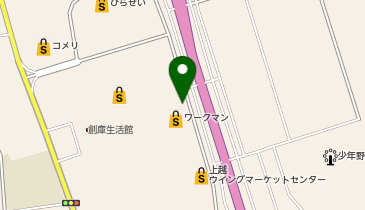 ワークマン Workman Colors 上越インター店の地図画像