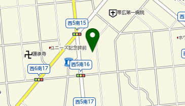 WORKMAN Plus 帯広西5条店の地図画像