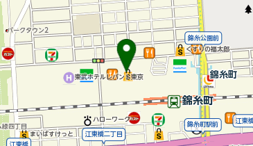 ワークマン #ワークマン女子 アルカキット錦糸町店の地図画像