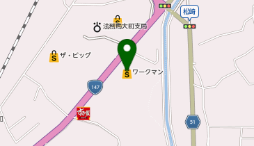 WORKMAN Plus 大町店の地図画像