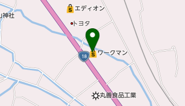 WORKMAN Plus 更埴店の地図画像