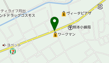WORKMAN Plus 熊本新外店の地図画像