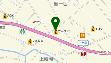 WORKMAN Plus 飯田インター店の地図画像