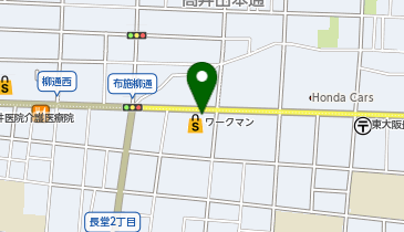 WORKMAN Plus 東大阪布施店の地図画像