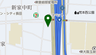 WORKMAN Plus 東大阪新家店の地図画像