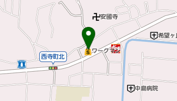 ワークマン 津山店の地図画像