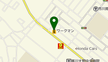 ワークマン 市川南大野店の地図画像