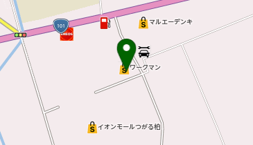 ワークマン #ワークマン女子 イオンモールつがる柏店の地図画像
