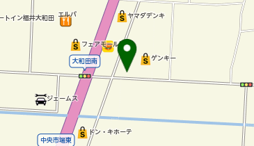 ワークマン Workman Colors 福井店の地図画像