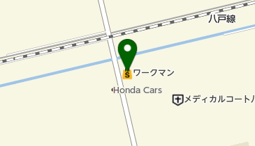 WORKMAN Plus 八戸長苗代店の地図画像