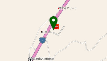 WORKMAN Plus 佐原店の地図画像