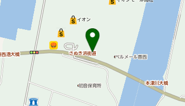ワークマン Workman Colors イオンモール高松店の地図画像