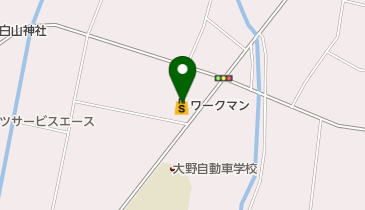 ワークマン 越前大野店の地図画像