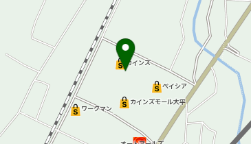 ワークマン Workman Colors カインズモール大平店の地図画像