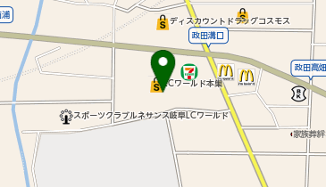 ワークマン #ワークマン女子 本巣真正店の地図画像