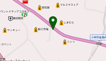 WORKMAN Plus2 小林店の地図画像