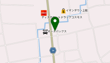 ワークマン Workman Colors イオンタウン徳島上板店の地図画像