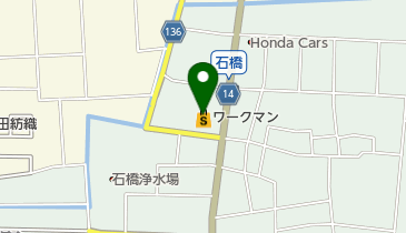WORKMAN Plus 稲沢石橋店の地図画像