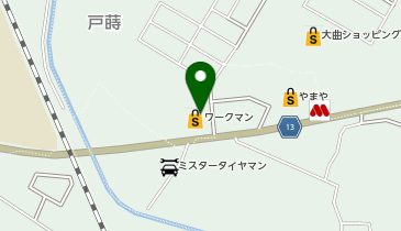 WORKMAN Plus 大曲店の地図画像