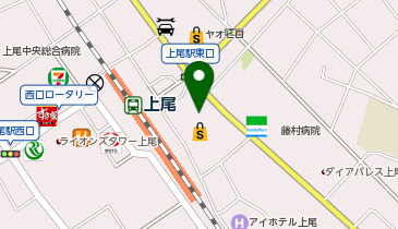 ワークマン Workman Colors まるひろ上尾SC店の地図画像