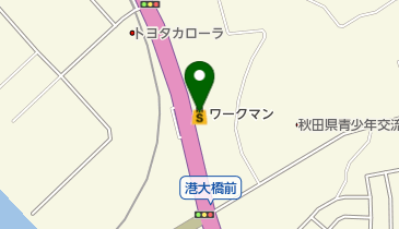 WORKMAN Plus 秋田臨海店の地図画像