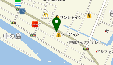 WORKMAN Plus 高知若松店の地図画像